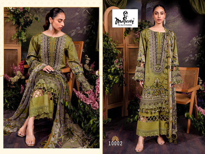 Majesty Bliss line Luxury lawn Cambric Cotton Pakistani Suits Wholesale Shop In Surat